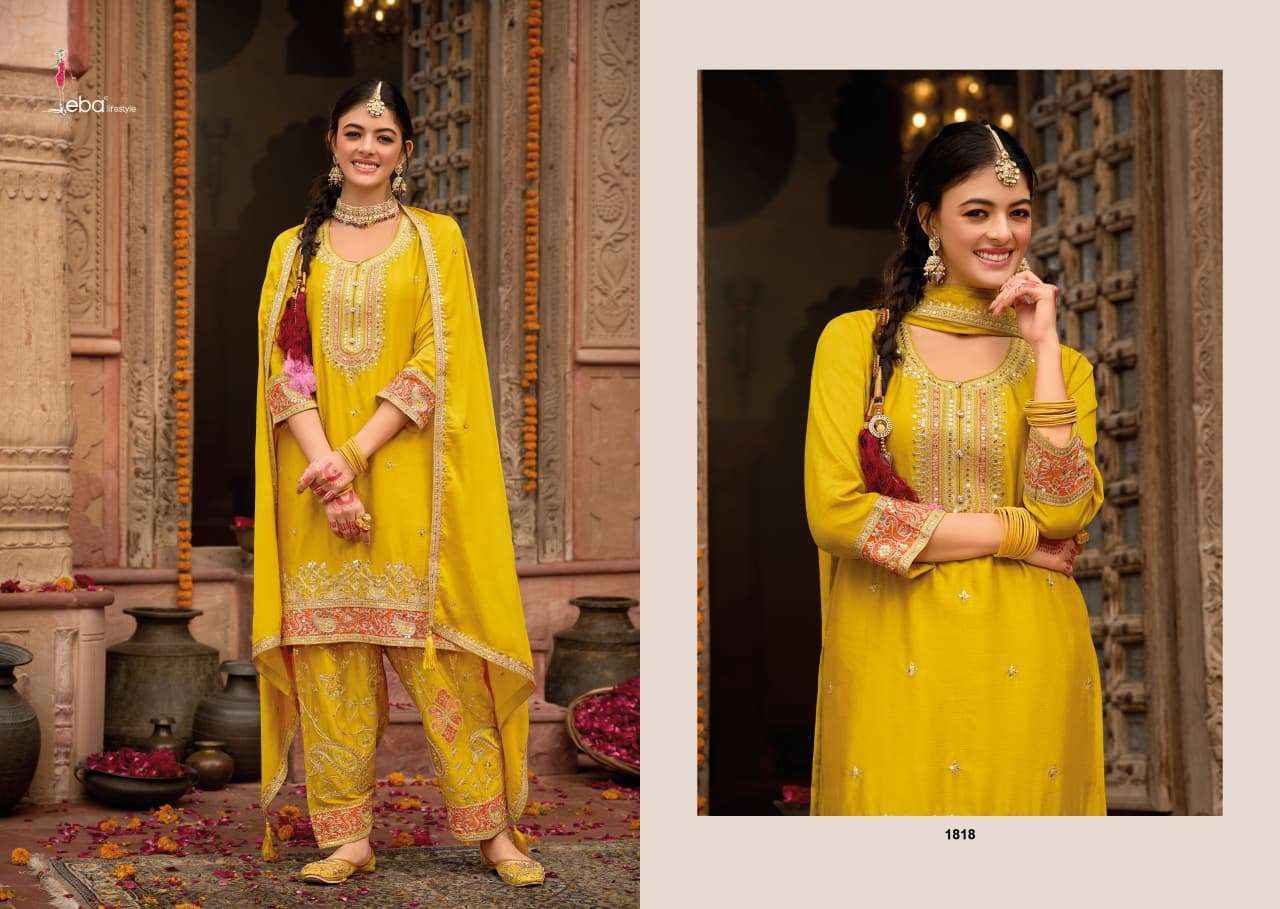 Eba Lifestyle Kashish Readymade Chinon Dress (3 pcs Catalogue)