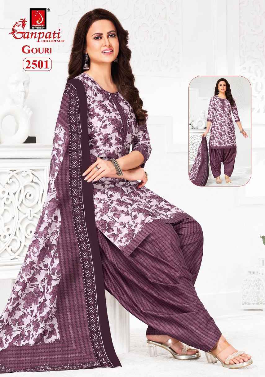 Ganpati Gouri Vol-11 Heavy Cotton Dress Material (15 pcs Catalogue)