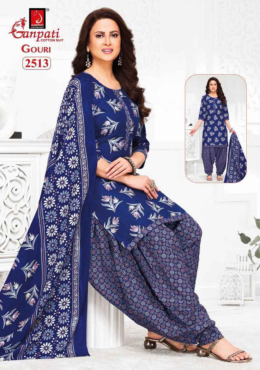 Ganpati Gouri Vol-11 Heavy Cotton Dress Material (15 pcs Catalogue)