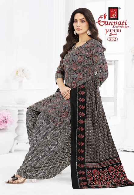 Ganpati Jaipuri Special Patiyala Vol-17 Cotton Dress Material (15 pcs Catalogue)