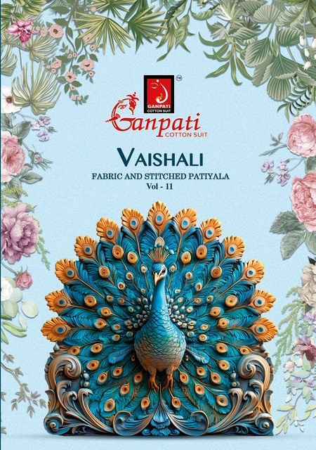 Ganpati Vaishali Vol-11 Cotton Dress Material (15 pcs Catalogue)