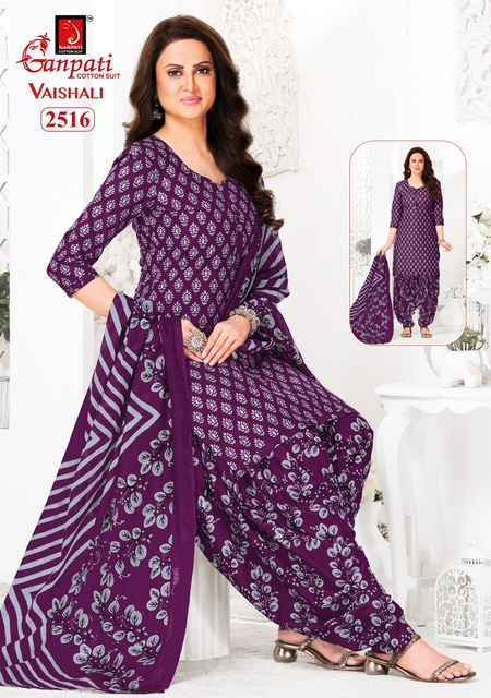 Ganpati Vaishali Vol-11 Cotton Dress Material (15 pcs Catalogue)