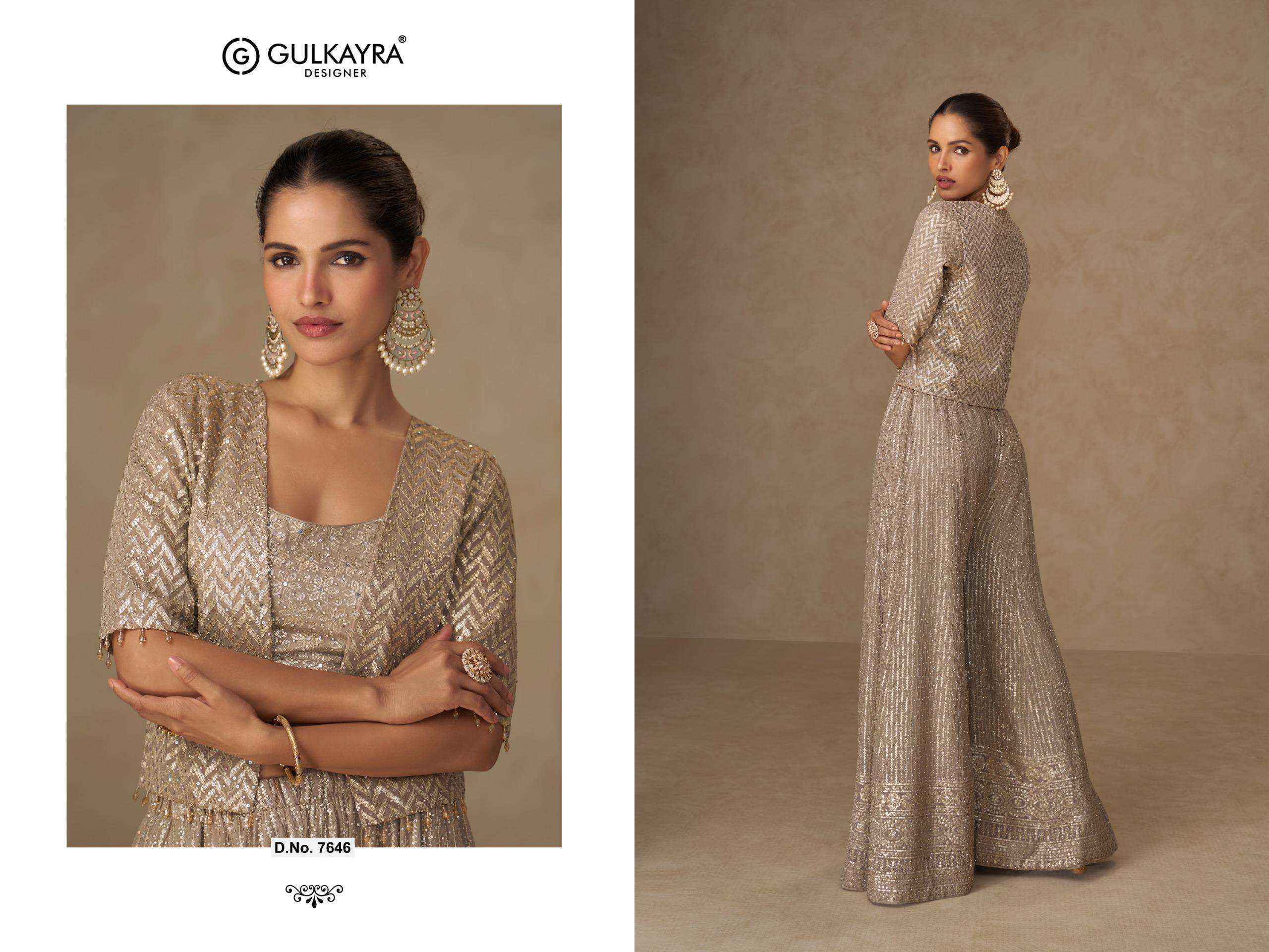 Gulkayra Designer Liyara Readymade Georgette Dress (3 Pcs Catalouge)
