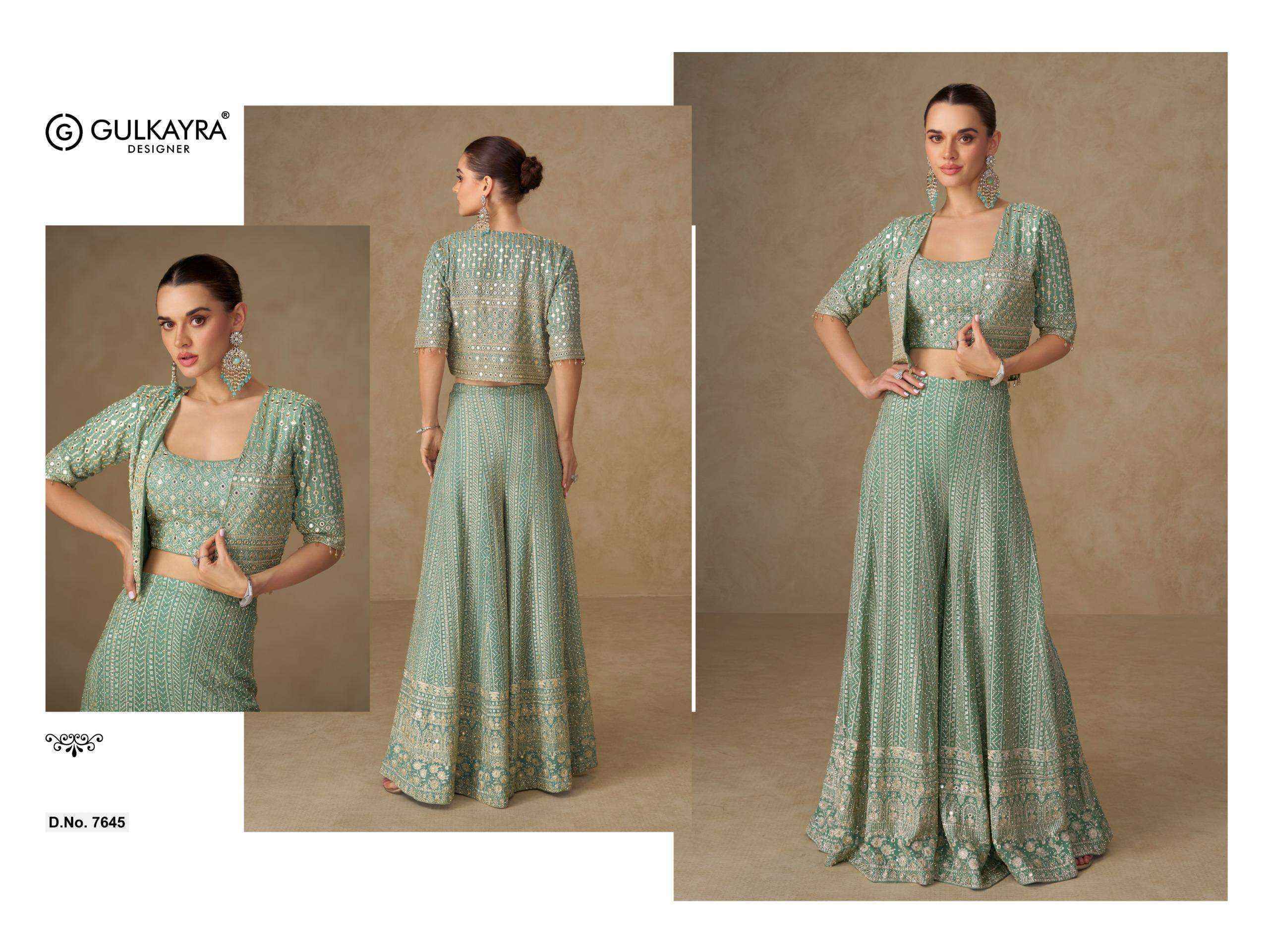 Gulkayra Designer Liyara Readymade Georgette Dress (3 Pcs Catalouge)