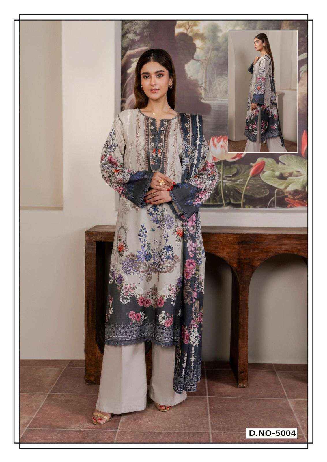 Hala Alara Vol 5 Lawn Cotton Dress Material 6 pcs Catalogue