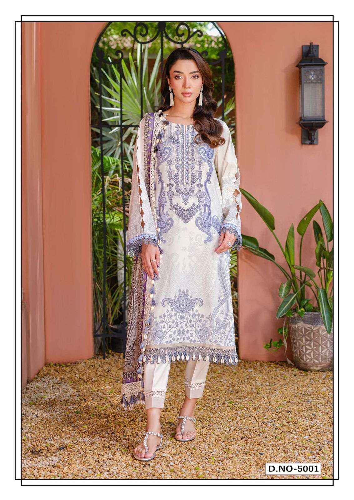 Hala Alara Vol 5 Lawn Cotton Dress Material 6 pcs Catalogue
