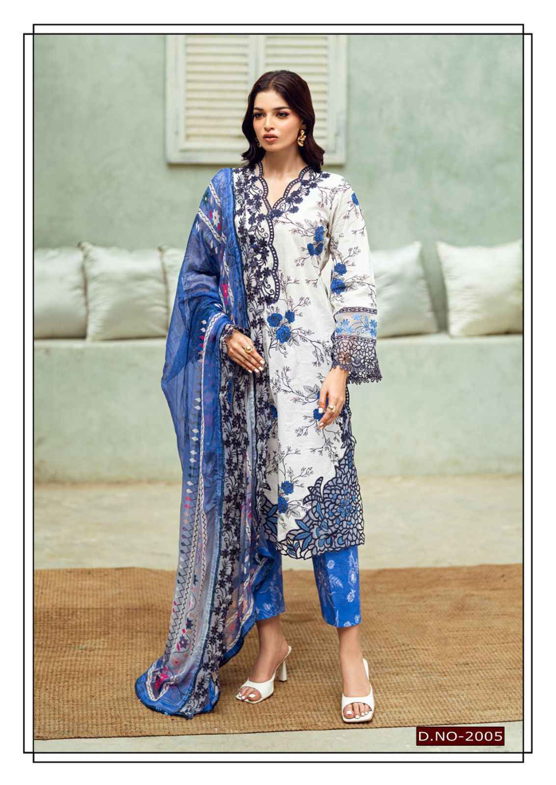 Hala Noor Bano Vol 2 Lawn Cotton Dress Material 6 pcs Catalogue