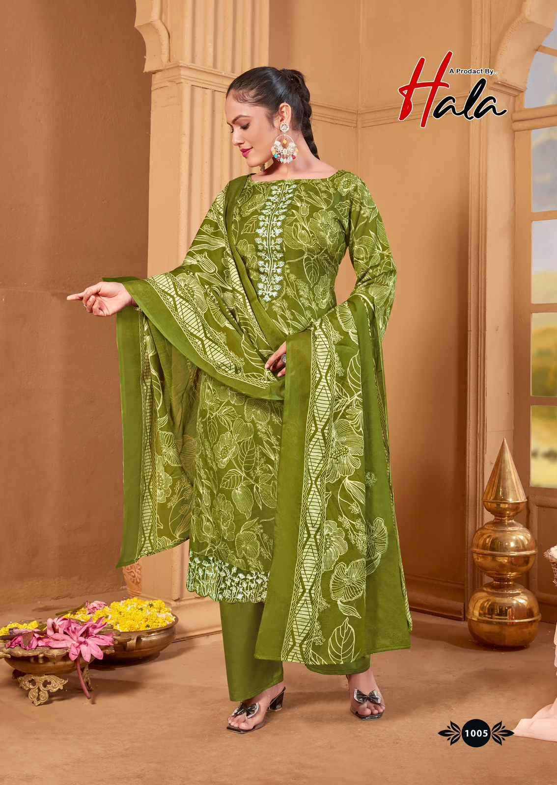 Hala Turikisvol  Vol-1 Soft Cotton Dress Material (6 pcs Catalogue)