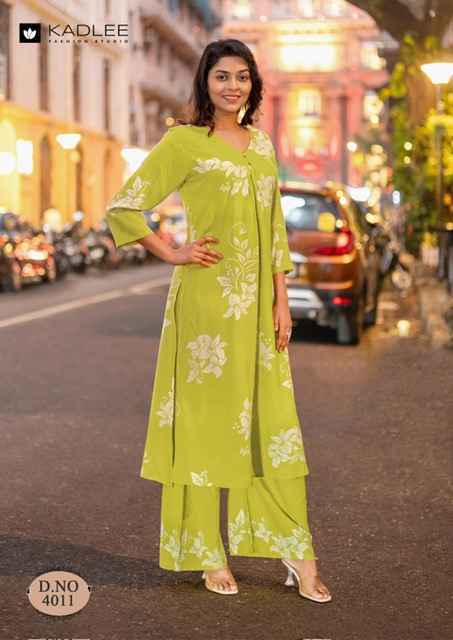 Kadlee Heer Vol-2 Rayon Co Ord Set (6 pcs Catalogue)