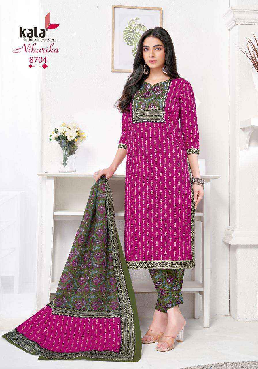 Kala Niharika Vol-5 Readymade Cotton Dress (8 pcs Catalogue)