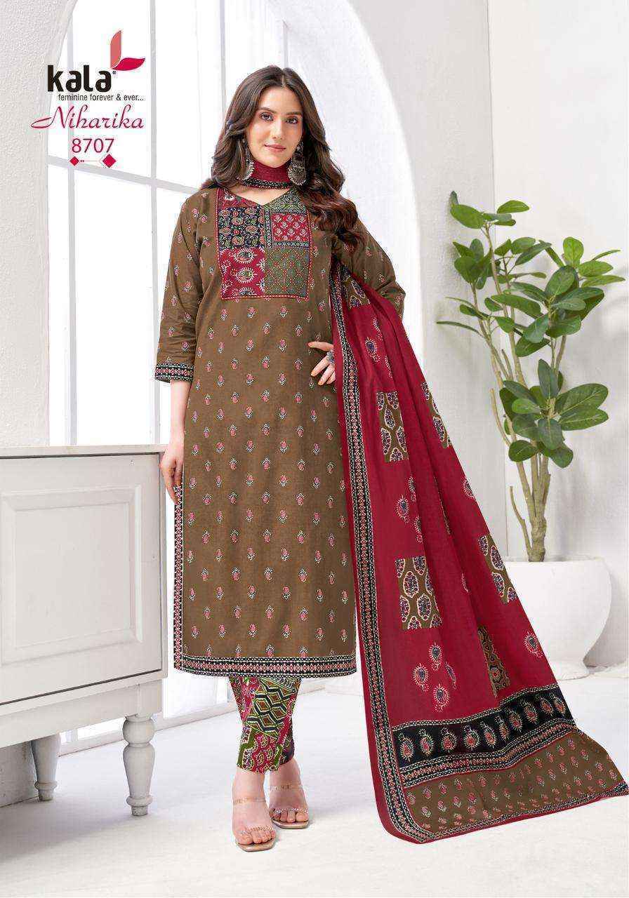 Kala Niharika Vol-5 Readymade Cotton Dress (8 pcs Catalogue)