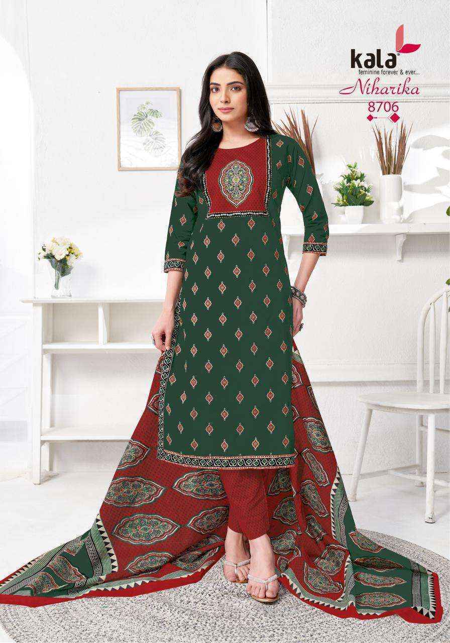 Kala Niharika Vol-5 Readymade Cotton Dress (8 pcs Catalogue)