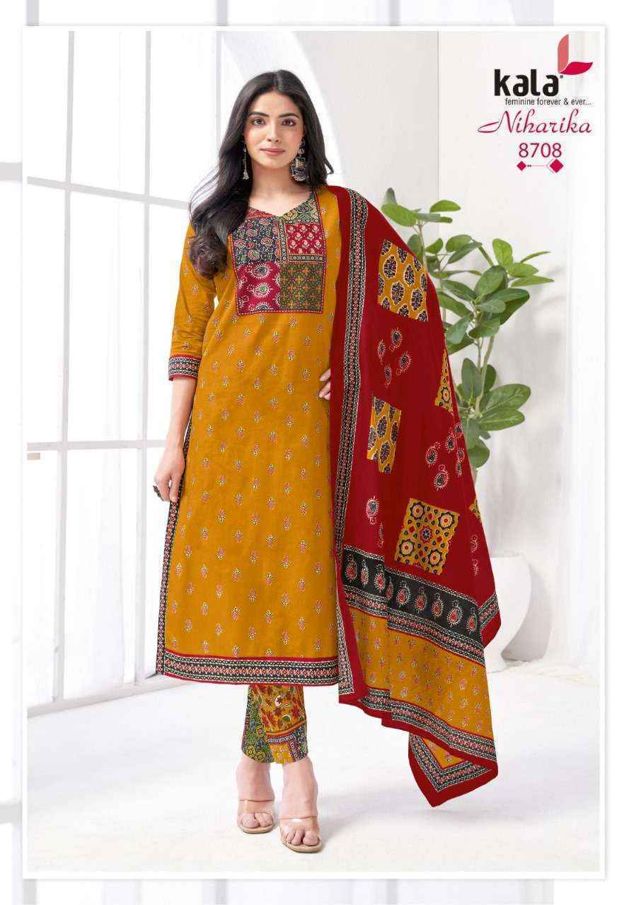 Kala Niharika Vol-5 Readymade Cotton Dress (8 pcs Catalogue)