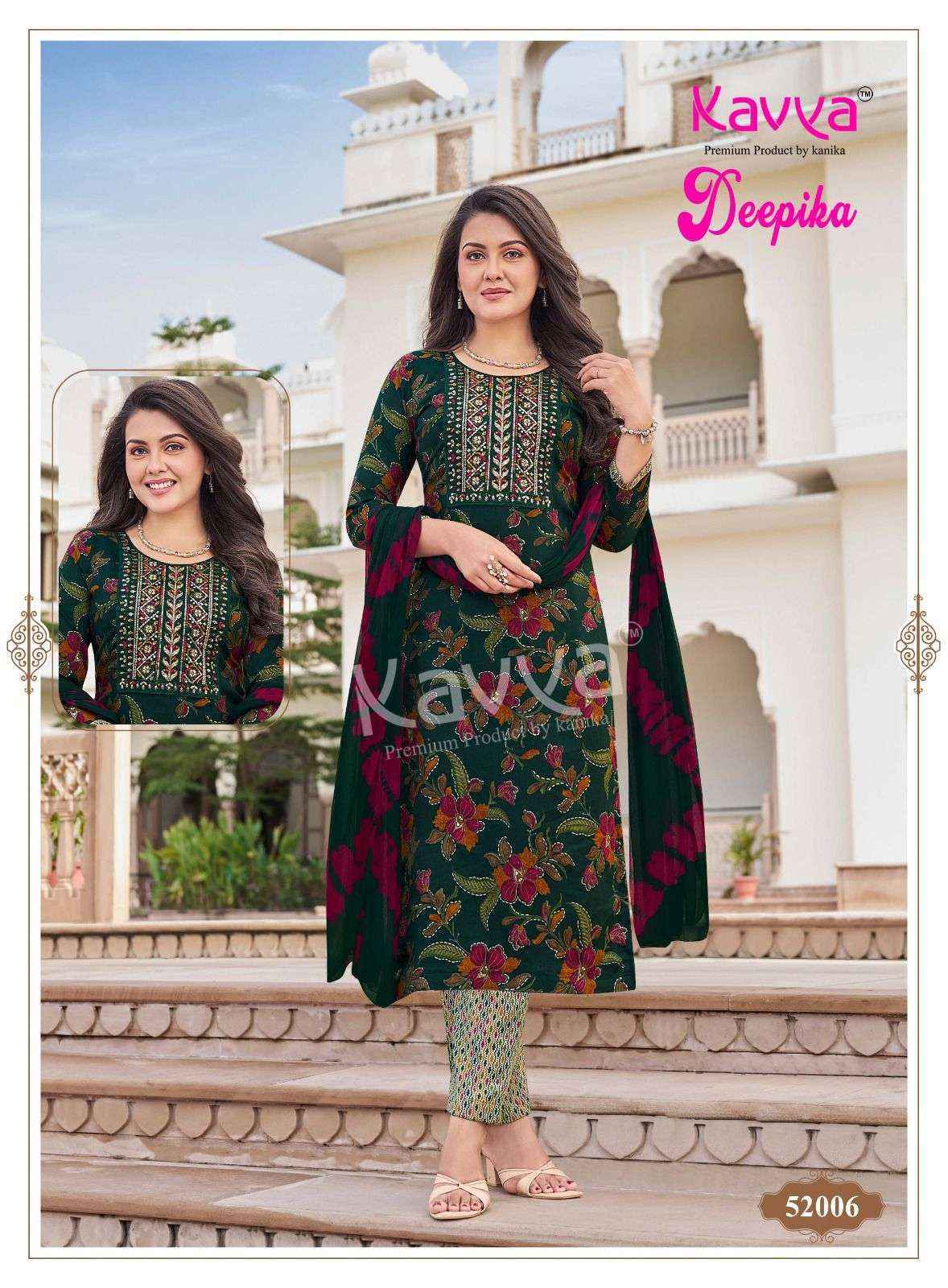 Kavya Deepika Vol 52 Capsule Kurti Combo 10 pcs Catalogue