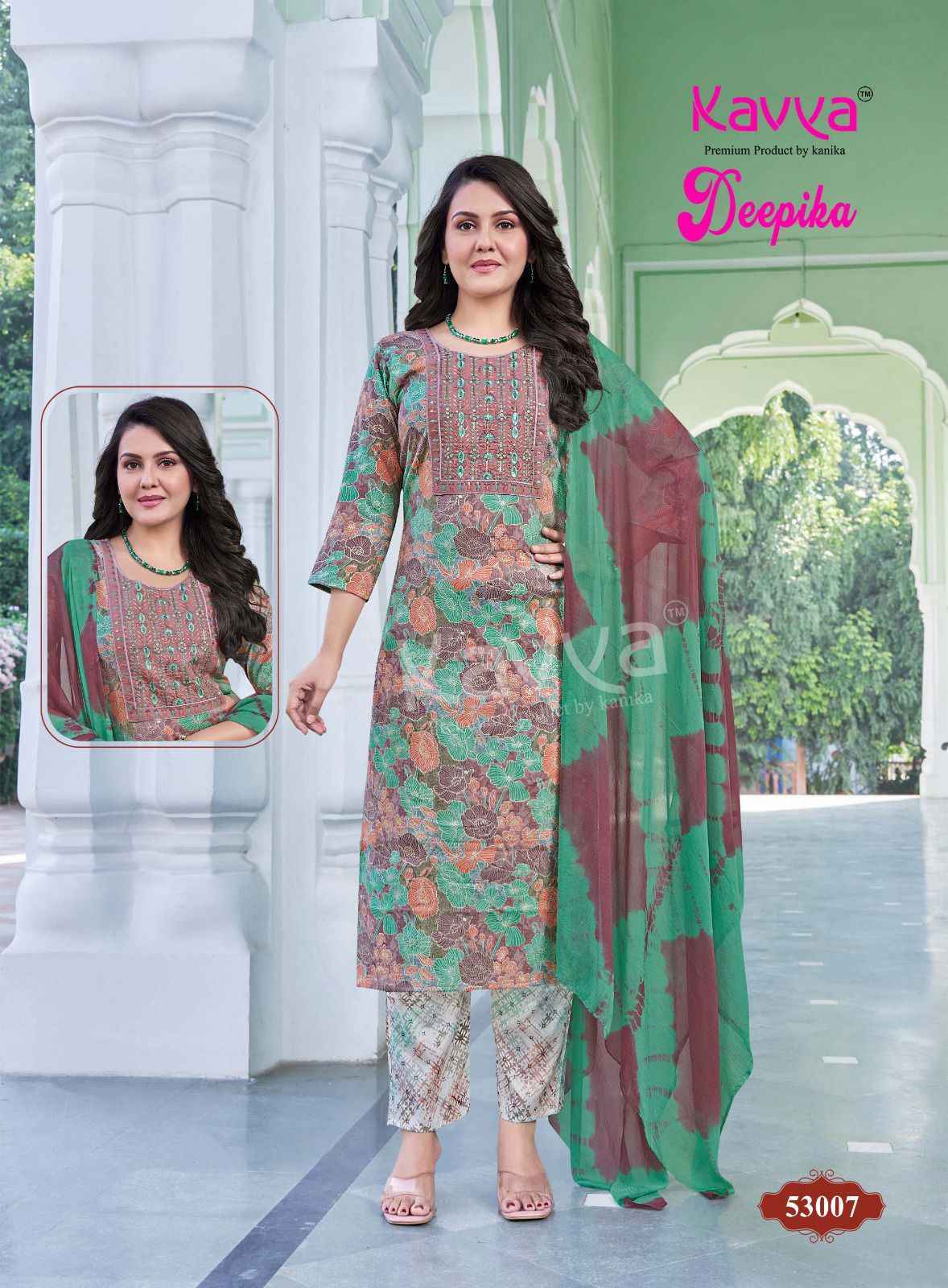 Kavya Deepika Vol 53 Capsule Kurti Combo 10 pcs Catalogue