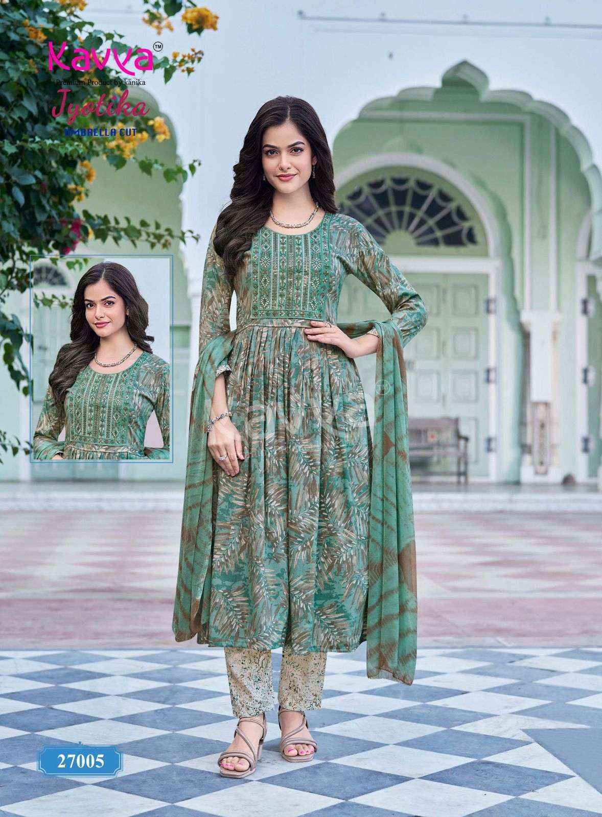 Kavya Jyotika Vol-27 Capsule Readymade Suit (10 pcs Catalogue)