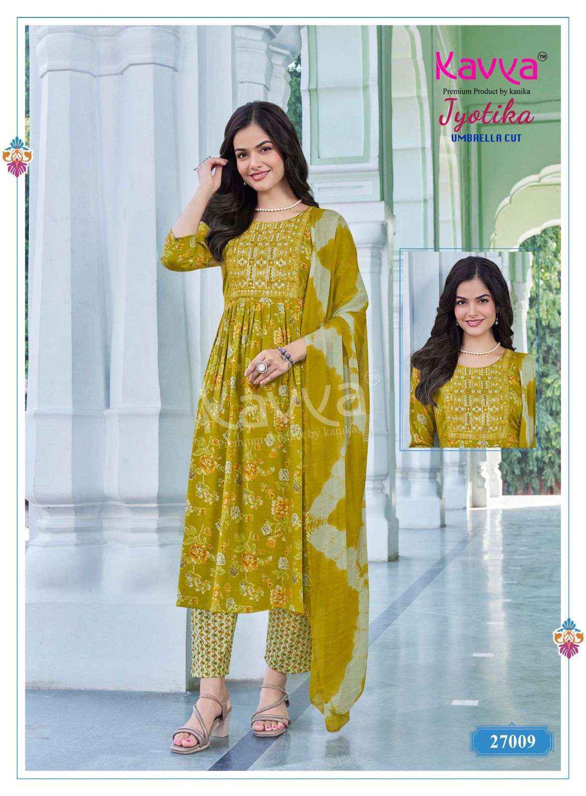 Kavya Jyotika Vol-27 Capsule Readymade Suit (10 pcs Catalogue)