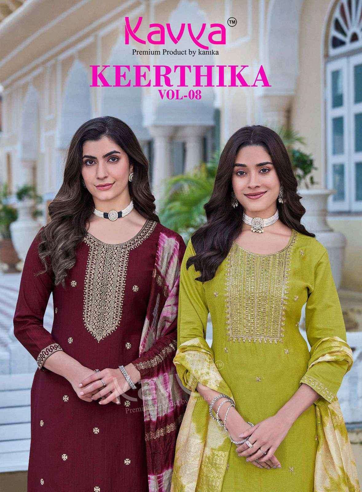 Kavya Keerthika Vol-8 Viscose Readymade Suit (10 pcs Catalogue)