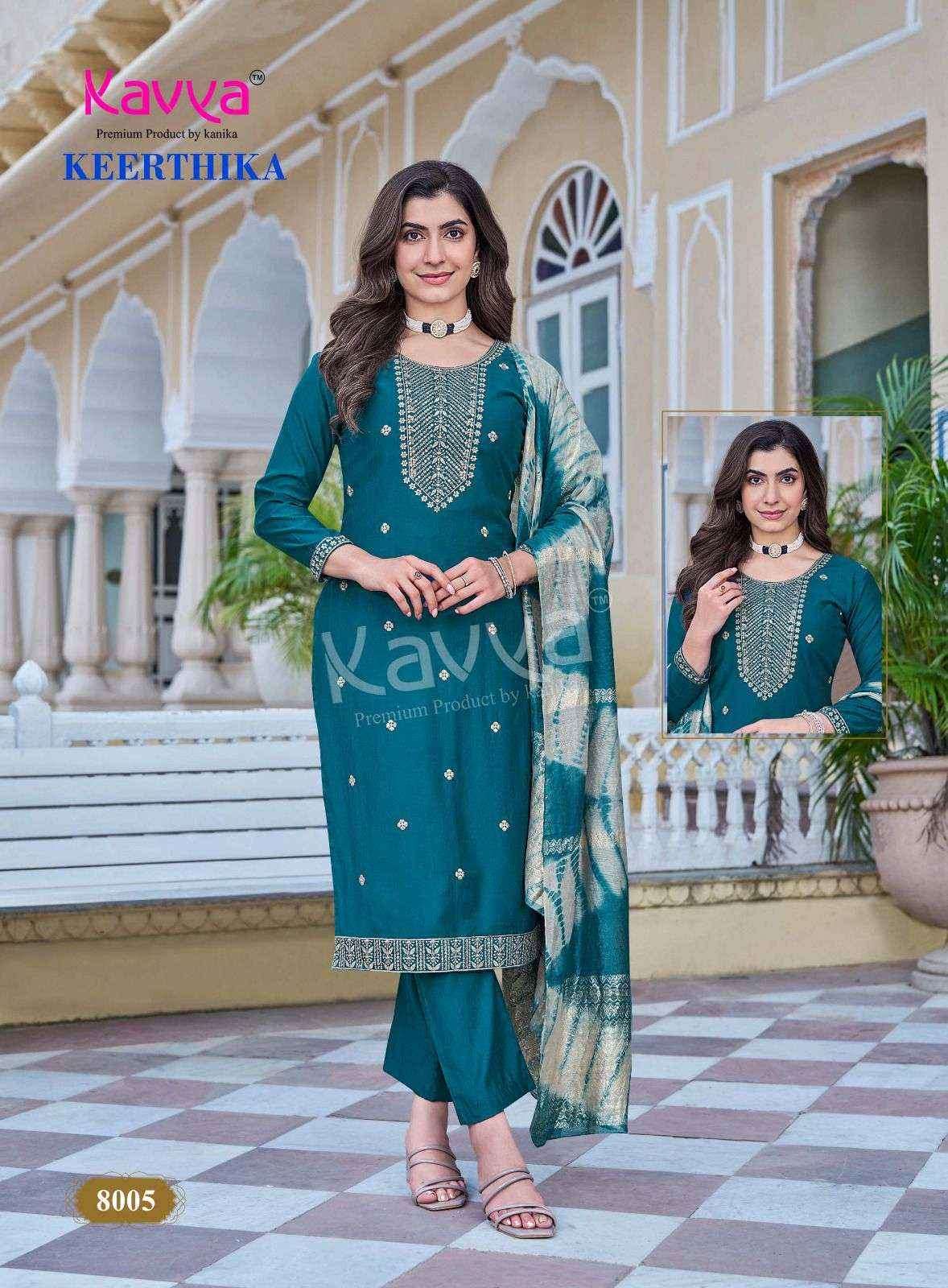 Kavya Keerthika Vol-8 Viscose Readymade Suit (10 pcs Catalogue)
