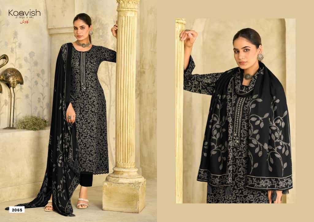 Kilory Trendz Winter Route Viscose Pashmina Dress Material (6 pcs Catalogue)