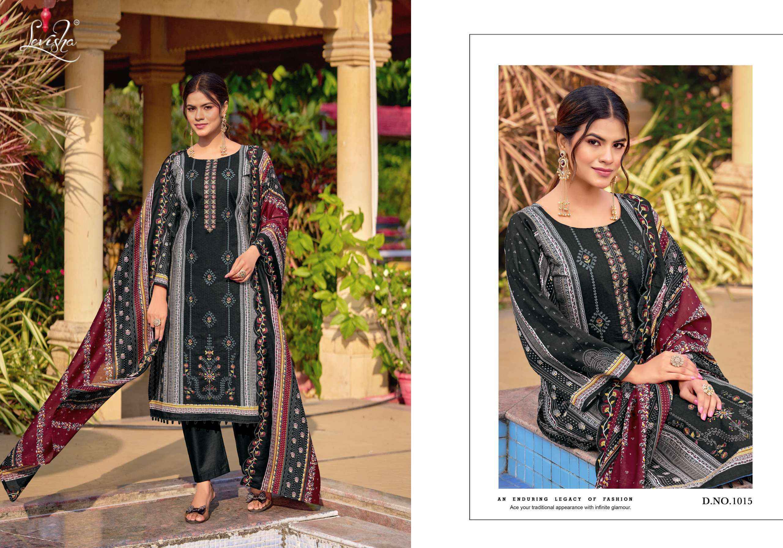 Levisha Madhubala Vol-10 Lawn Cotton Dress Material (6 pcs Catalogue)