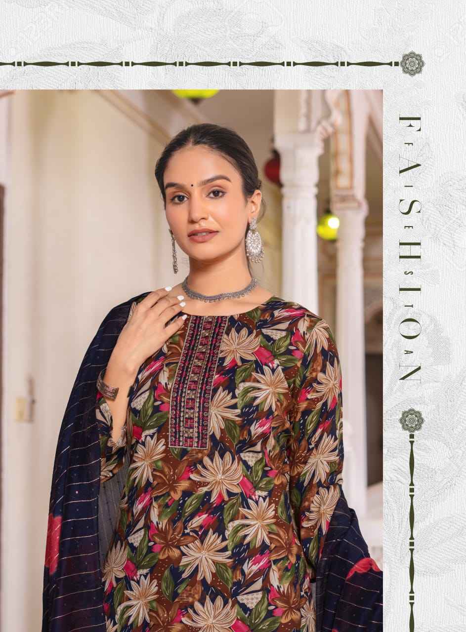 Mystic 9 Sabri Vol-11 Reyon Readymade Suit (8 pcs Catalogue)