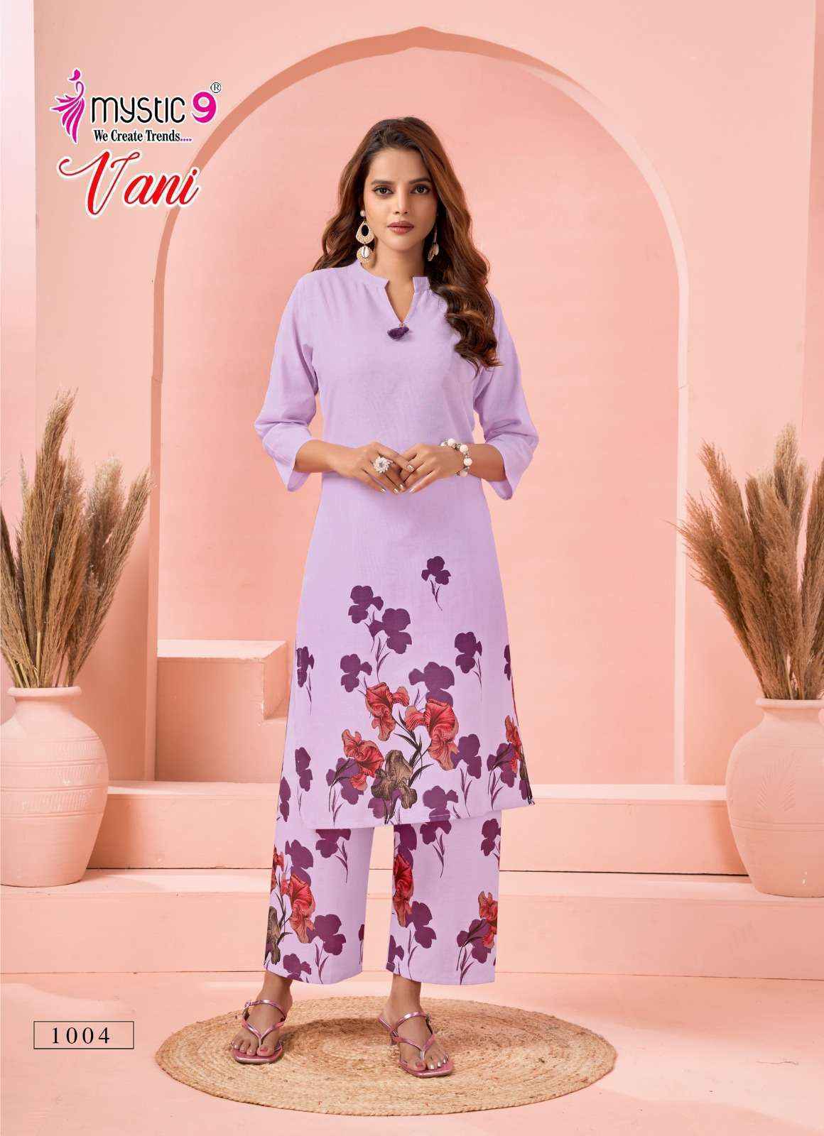 Mystic 9 Vani Vol-1 Cotton Flex Co Ord Set (8 pcs Catalogue)