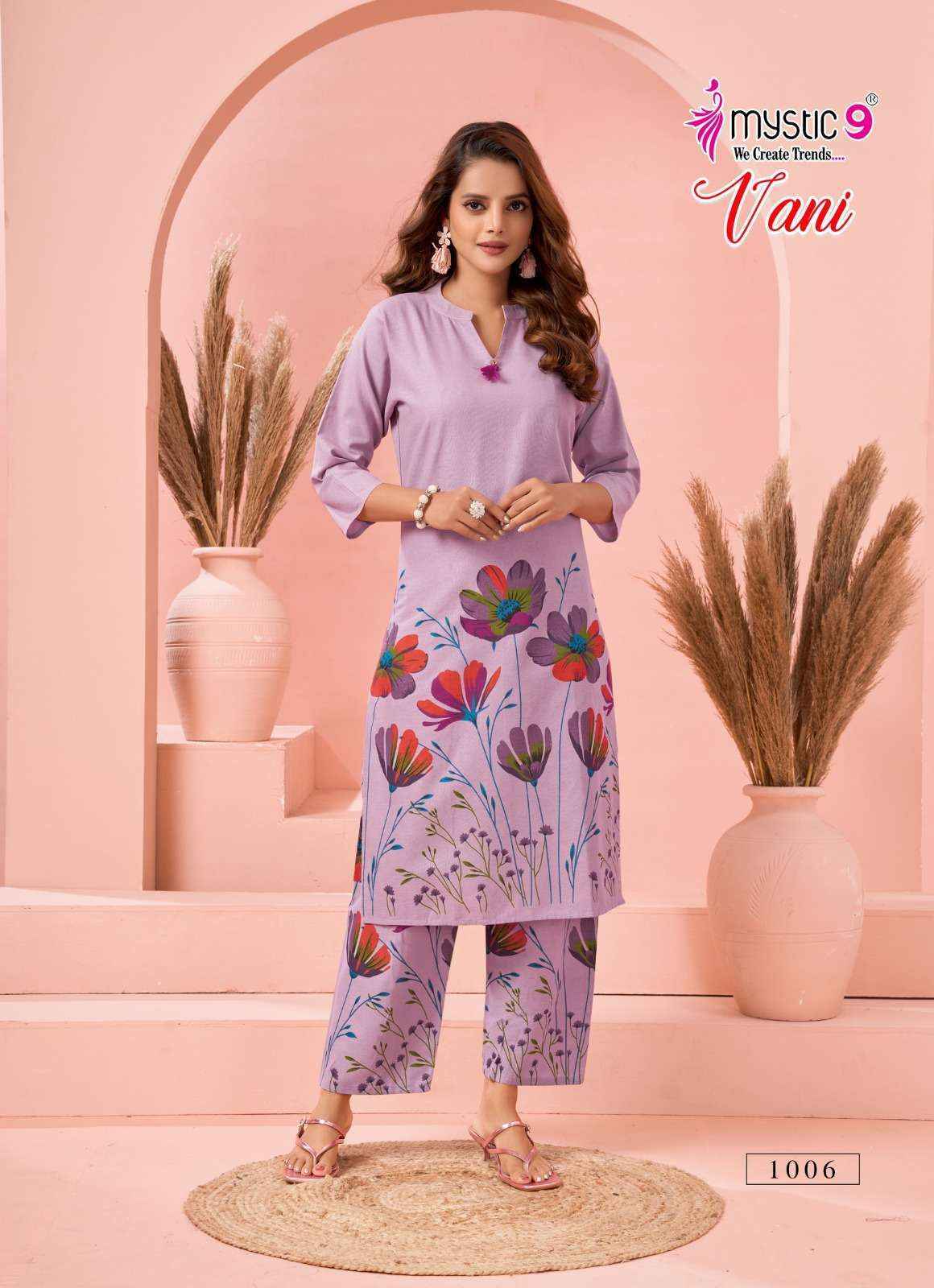 Mystic 9 Vani Vol-1 Cotton Flex Co Ord Set (8 pcs Catalogue)