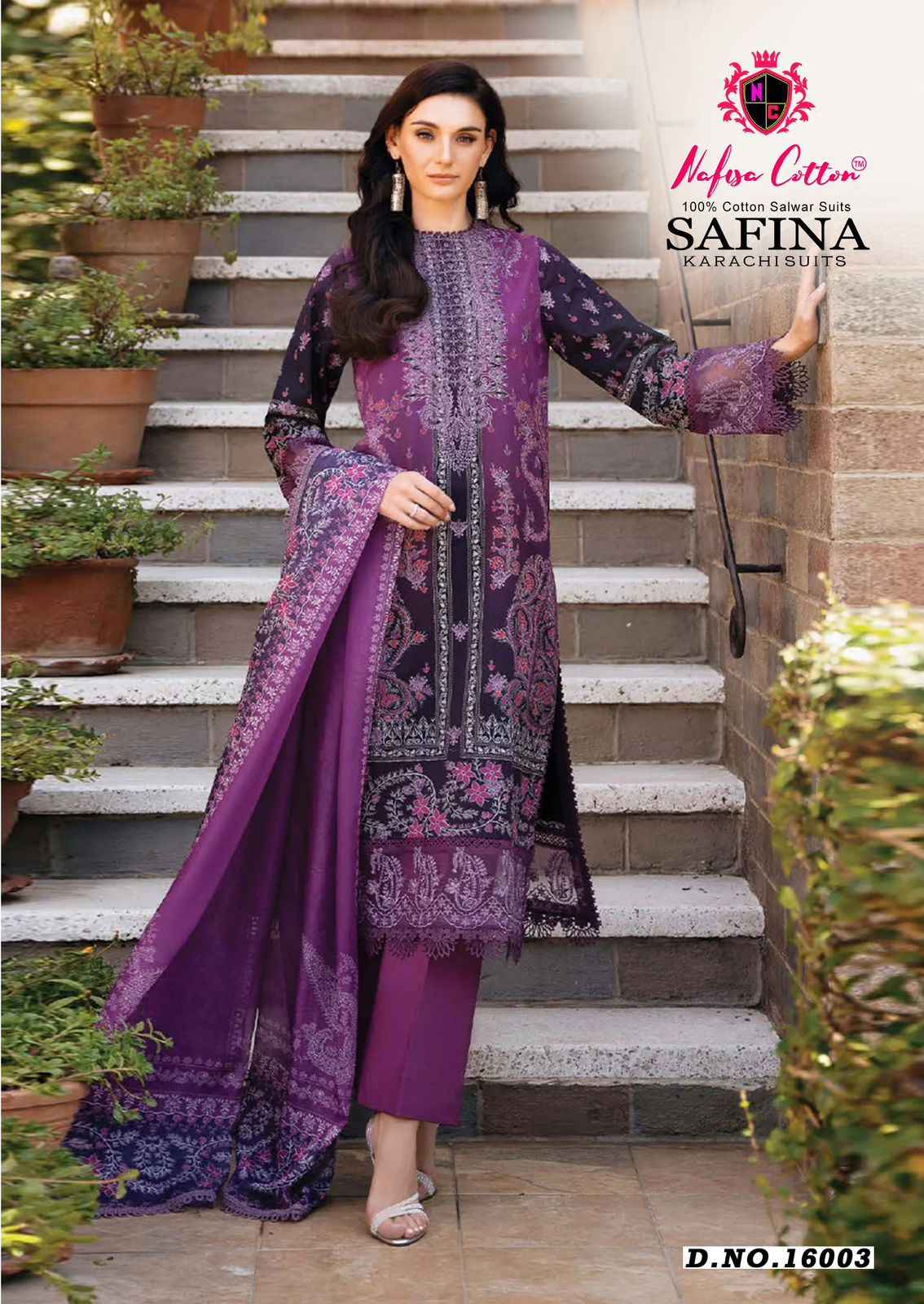 Nafisa Cotton Safina Vol-16 Cotton Dress Material (6 pcs Catalogue)