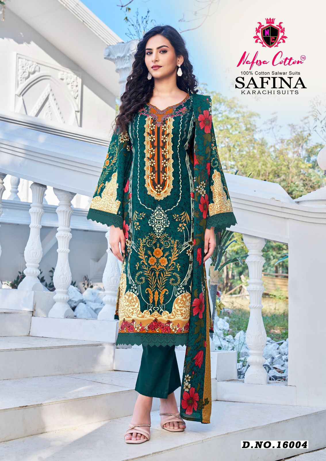 Nafisa Cotton Safina Vol-16 Cotton Dress Material (6 pcs Catalogue)