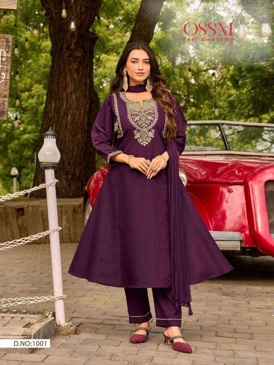 Ossm Gulzar Vol-2 Roman Silk Readymade Suit (6 pcs Catalogue)