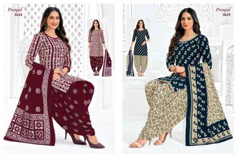 Pranjul Priyanshi Vol 36 Readymade Cotton Dress 36 pcs Catalogue