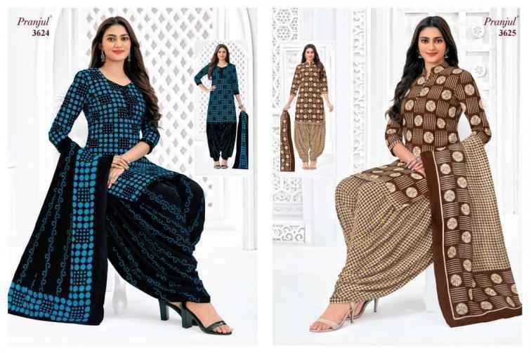 Pranjul Priyanshi Vol 36 Readymade Cotton Dress 36 pcs Catalogue