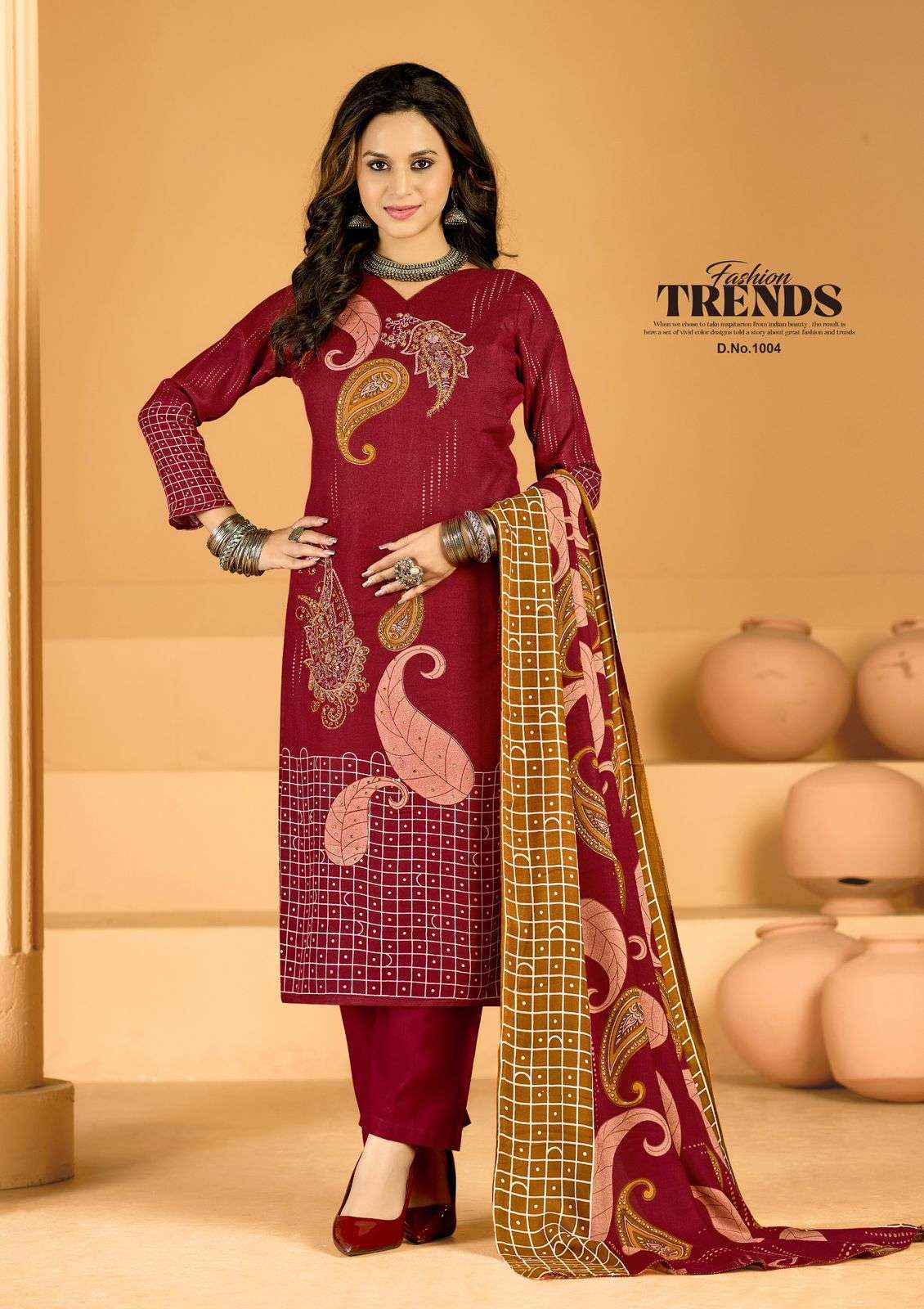 Roli Moli Yalina Pashmina Dress Material 8 pcs Catalogue