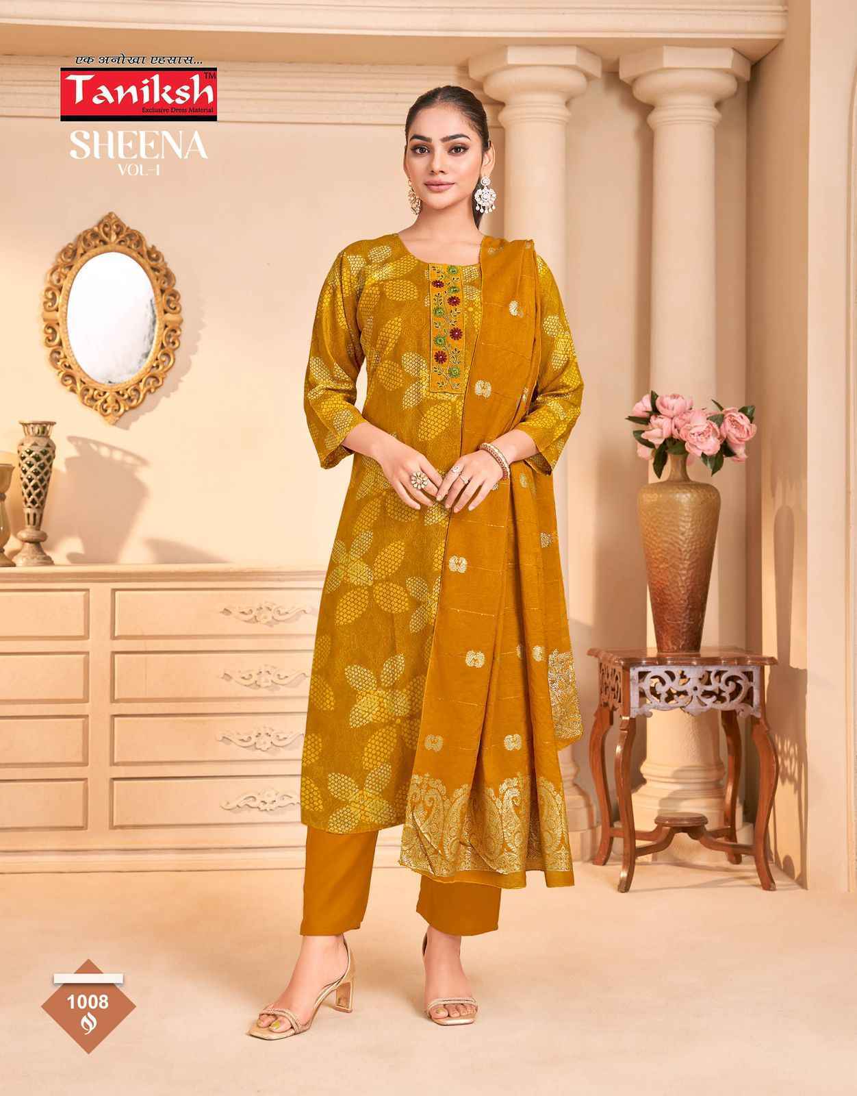 Taniksh Sheena Vol-1 Rayon Readymade Suit (8 pcs Catalogue)