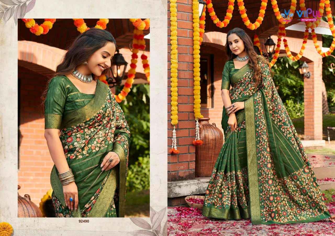 Vipul Anvi Vol-3 Soft Silk Saree (9 pcs Catalogue)