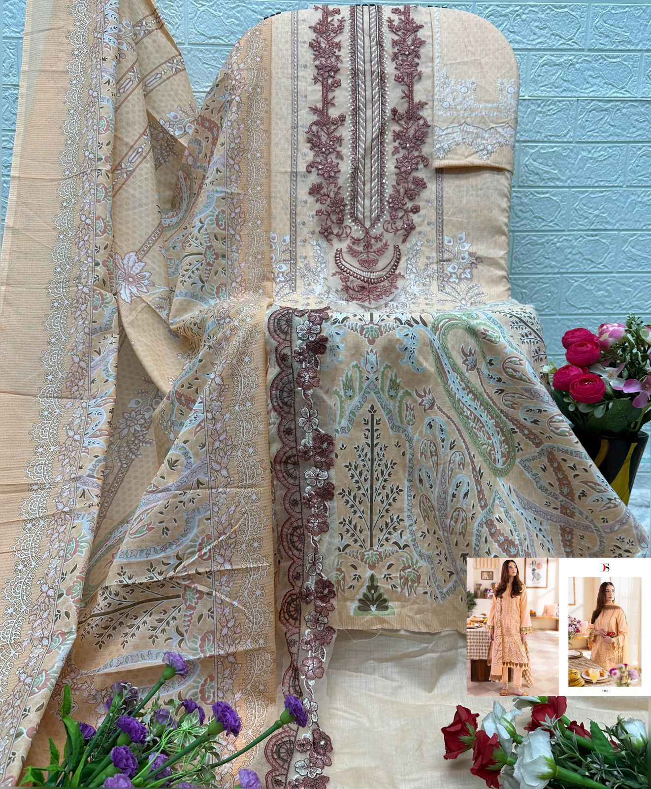 Deepsy Jade Urban 25-6 Cotton Dress Material 8 pcs Catalogue