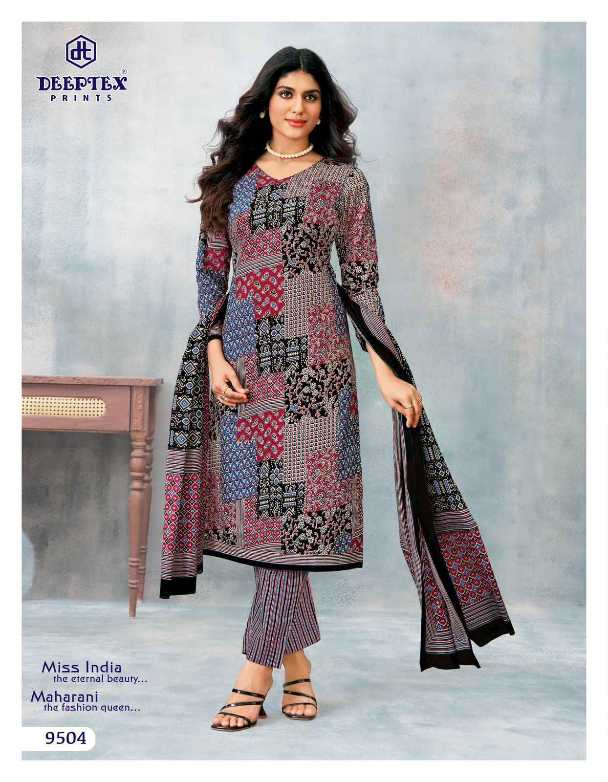 Deeptex Miss India Vol-95 Cotton Dress Material (16 pcs Catalogue)