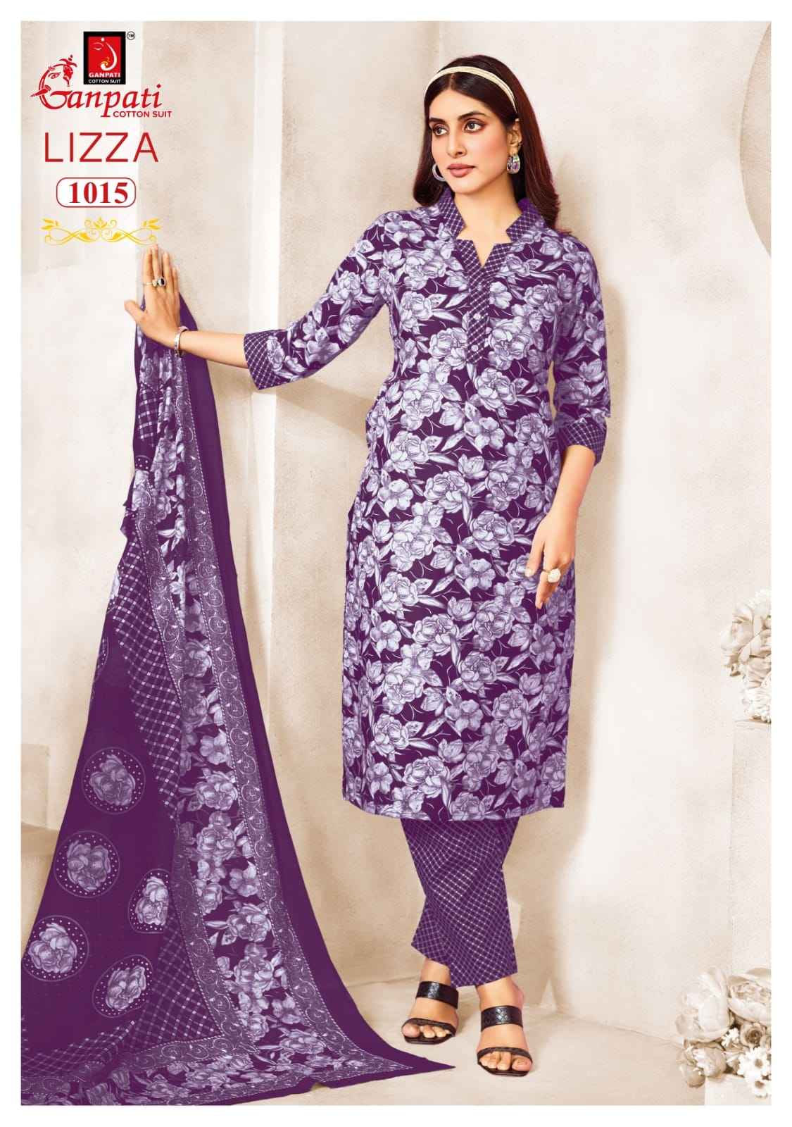 Ganpati Lizza vol 1 pure Cotton Readymade suits (15 pcs catalogue )