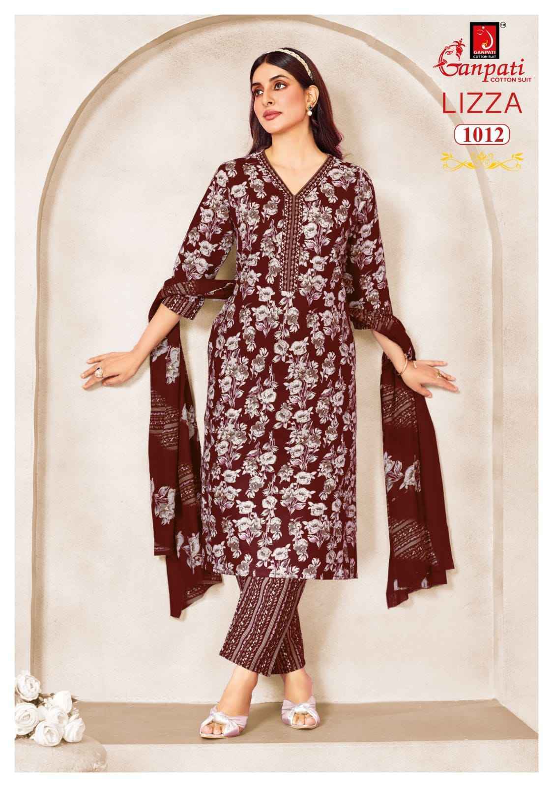 Ganpati Lizza Vol-1 Readymade Cotton Dress (15 pcs catalogue)