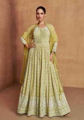 Gulkayra Designer Royal Georgette Readymade Gown (2 Pc Catalouge)