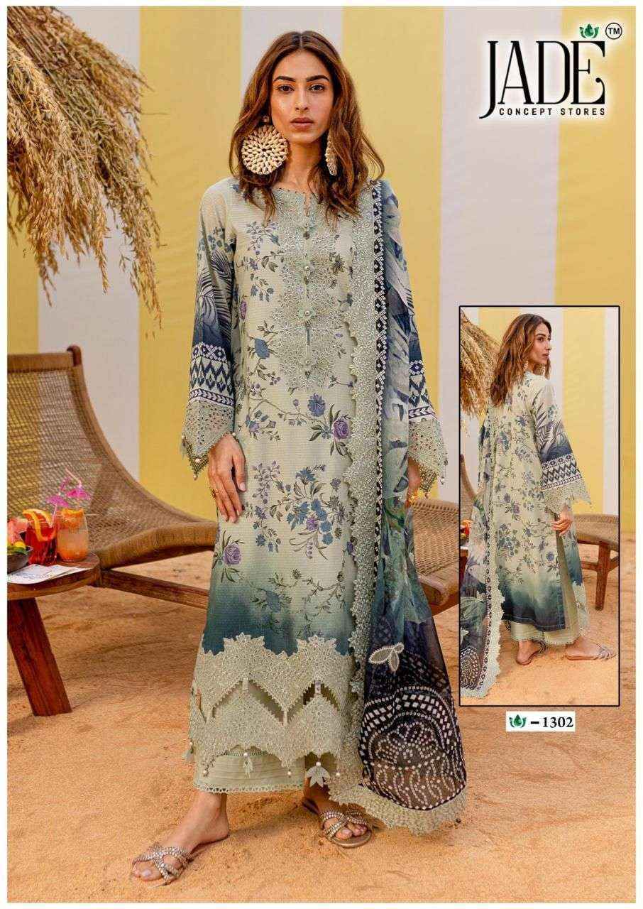 Jade Crimson Vol-13 Lawn Cotton Dress Material (6 pc Cataloge)