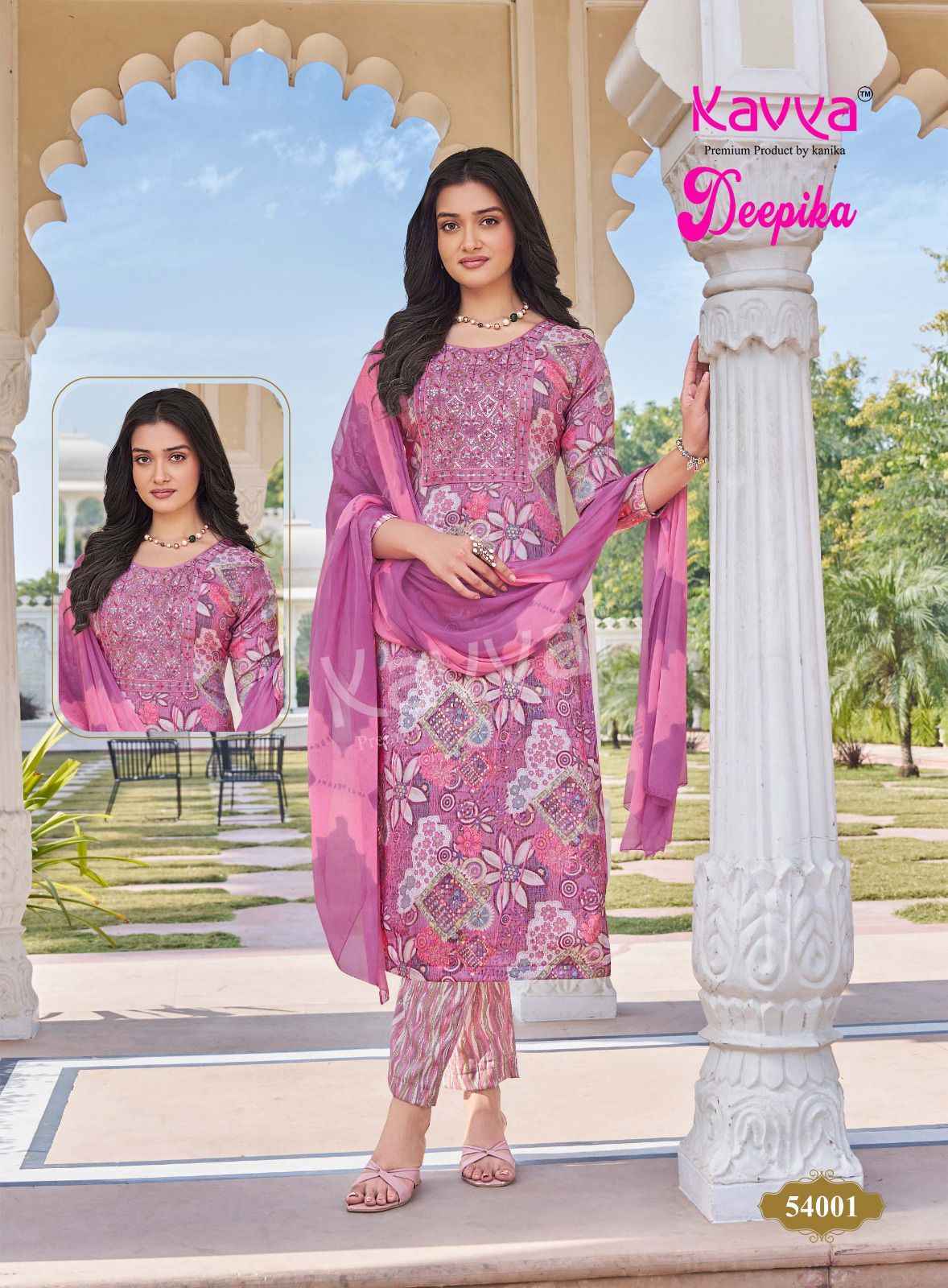 Kavya Deepika Vol-54 Capsule Readymade Suit (10 pcs Catalogue)