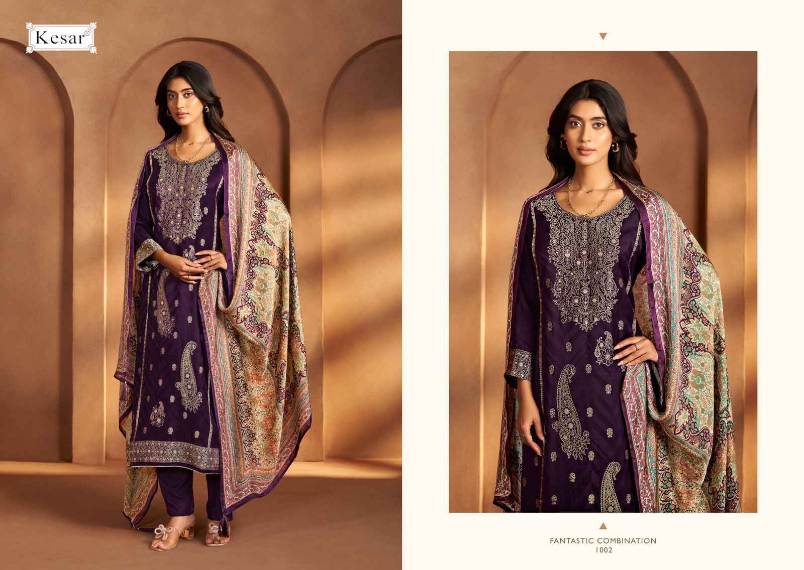 Kesar Glory Viscouse Pashmina Dress Material (4 pcs Catalogue)