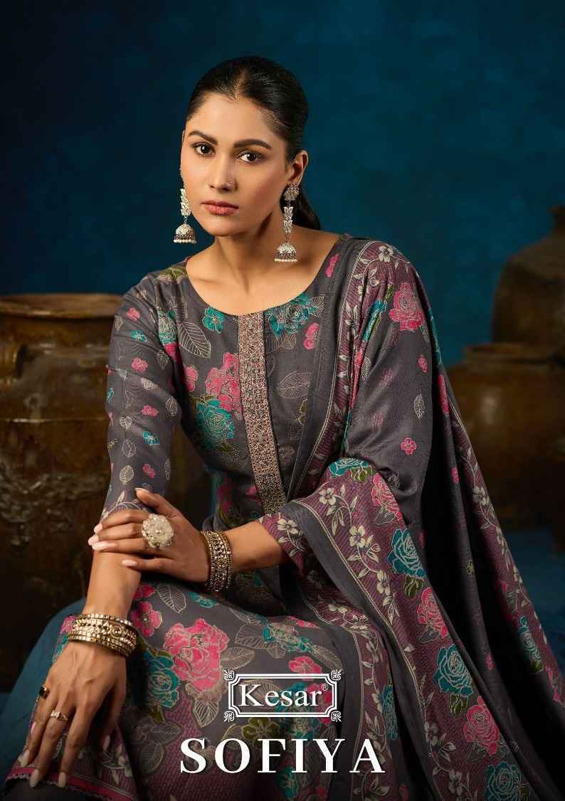 Kesar Sofiya-19001 Viscouse Pashmina Dress Material (4 pcs Catalogue)