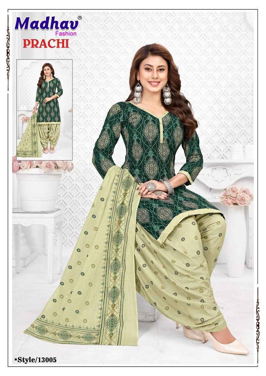 Madhav Fashion Prachi Vol-13 Cotton Dress Material (10 pcs Catalogue)