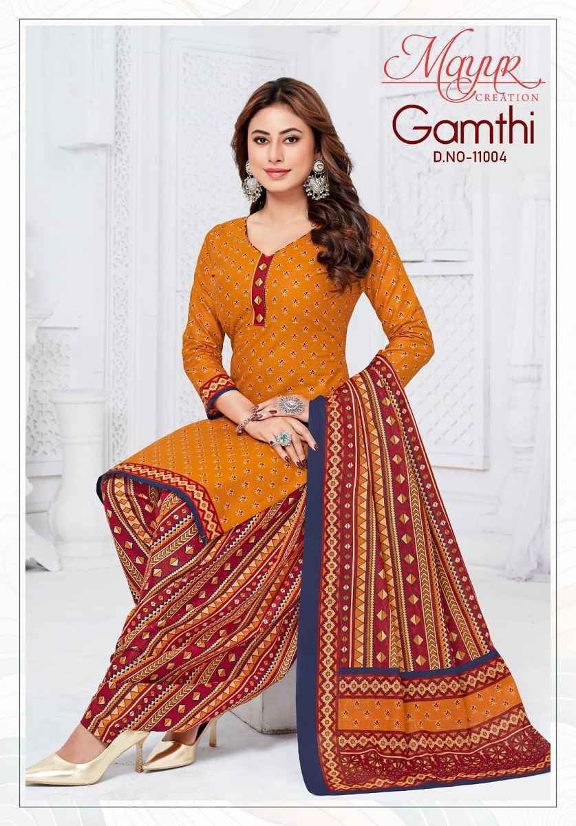 Mayur Creation Gamthi Vol-11 Cotton Dress Material (10 pcs Catalogue)