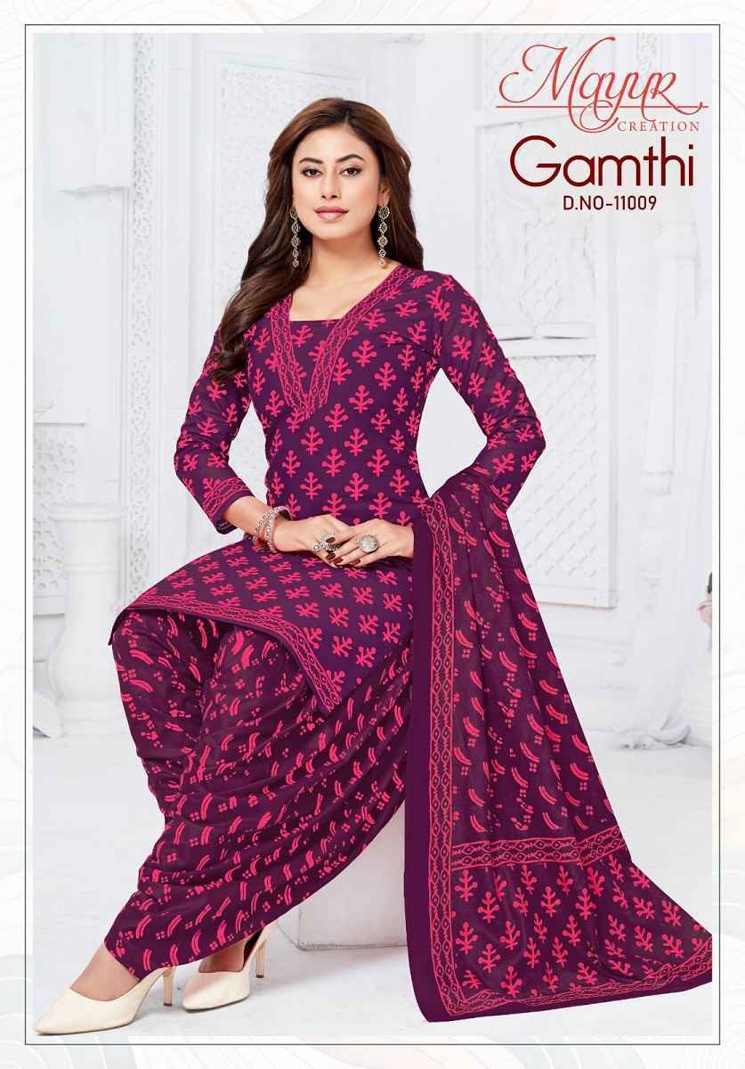 Mayur Creation Gamthi Vol-11 Cotton Dress Material (10 pcs Catalogue)