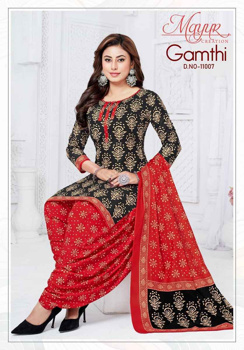 Mayur Creation Gamthi Vol-11 Cotton Dress Material (10 pcs Catalogue)