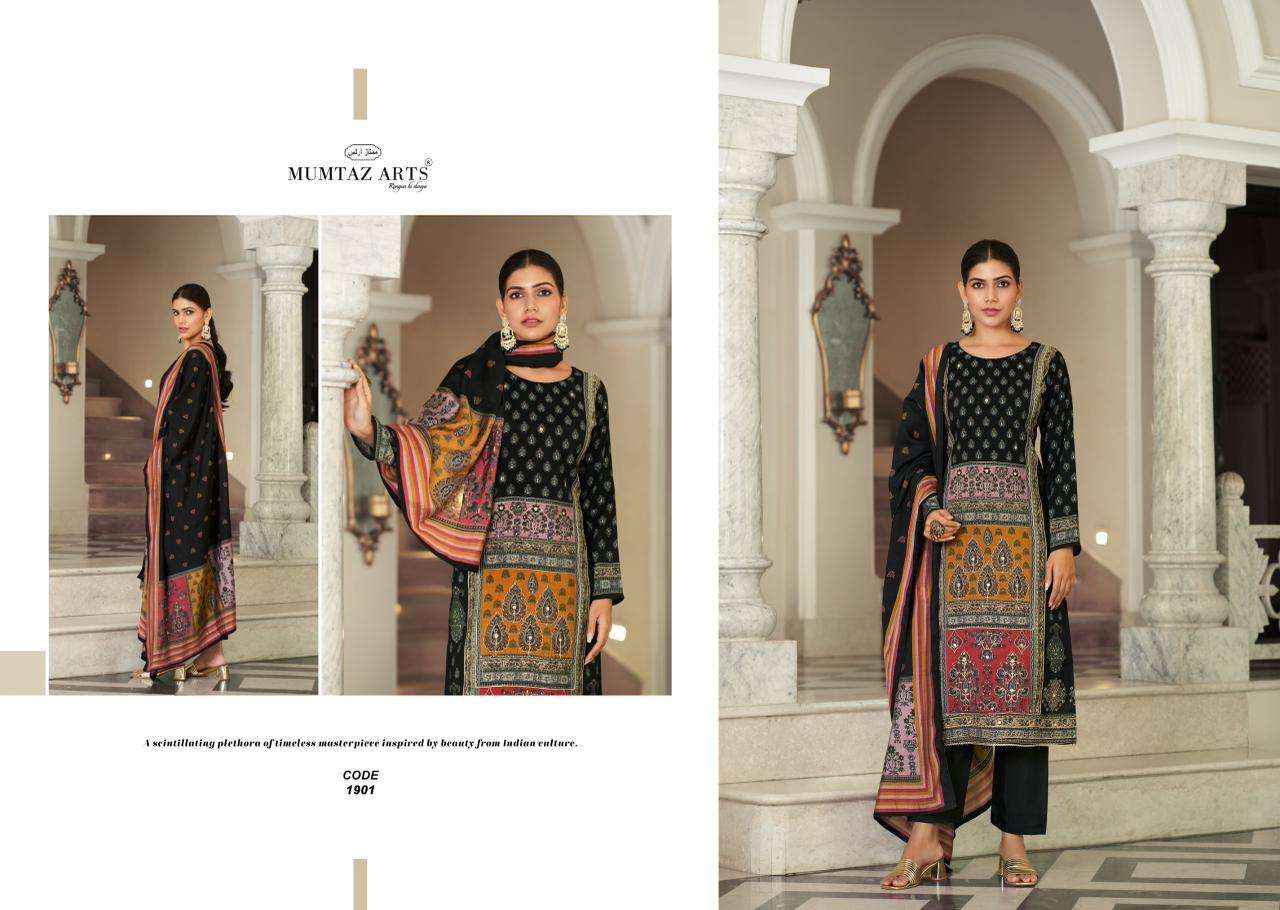 Mumtaz Arts Lysha Viscouse Musline Dress Material (4 pcs Catalogue)